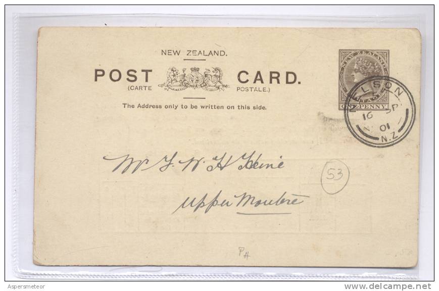 NEW ZEALAND NUEVA ZELANDIA OBLITERATIONS CANCELLATIONS SOLD AS IS RARE ET BELLE COMPOSITION - Autres & Non Classés