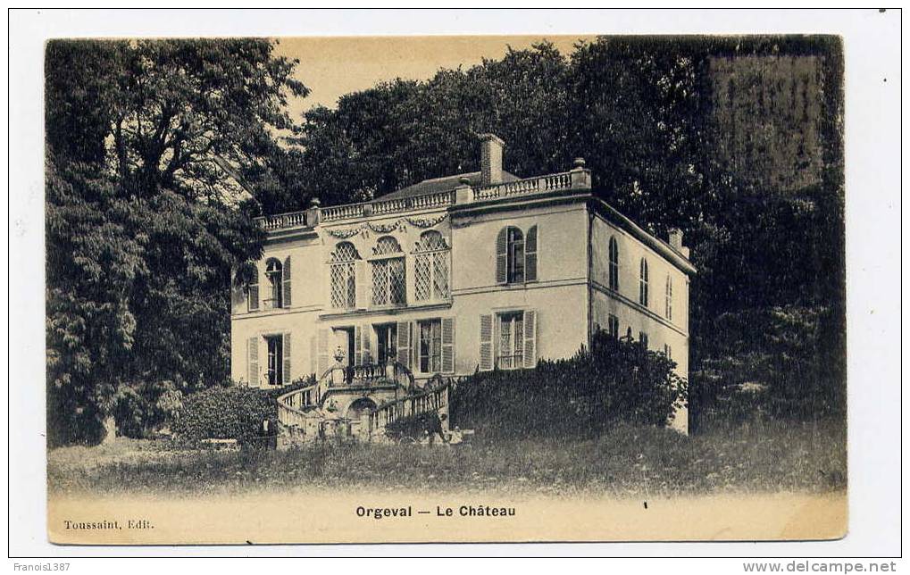 Ref 172 - ORGEVAL - Le Château (1906) - Orgeval