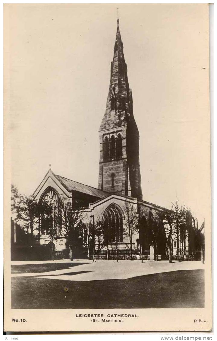 LEICESTER CATHEDRAL - ST MARTINS RP 1929  Le102 - Leicester