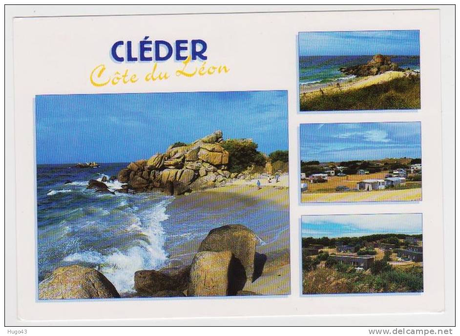 CLEDER - LA PLAGE DE KERFISSIEN ET LE CENTRE DE ROGUENNIC - Cléder