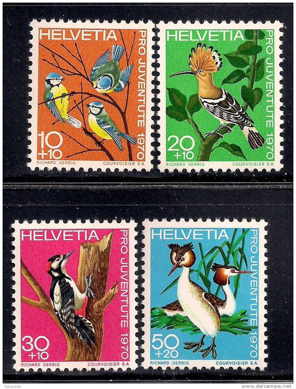 Switzerland 1970 SC# B394-397 (1) - Unused Stamps