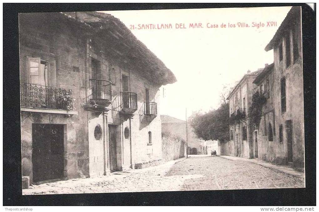 SPAIN ESPANA 21 SANTANDER SANTILLANA DEL MAR CASA DE LOS VILLA SIGLO XVII MORE SANTANDER & SPAIN FOR SALE - Cantabrië (Santander)