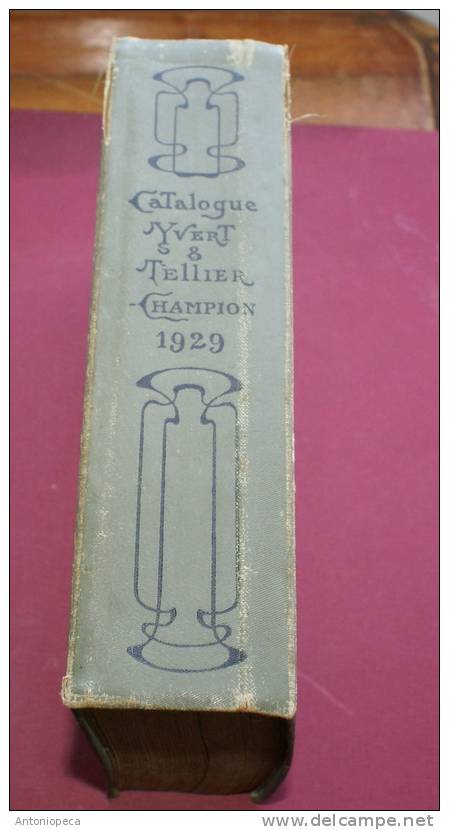 FRANCE 1929 - CATALOGUE TIMBRES POSTE  YVERT & TELLIER DU 1929