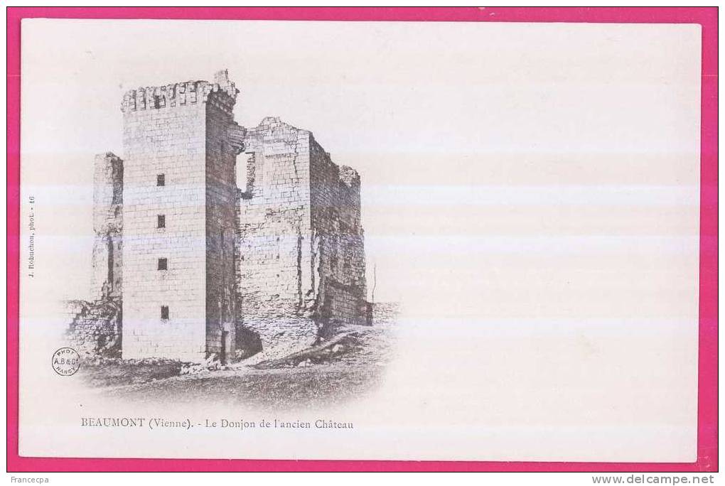 PTS 86-444 - VIENNE - BEAUMONT - Le Donjon De L´ancien Chateau - Autres & Non Classés