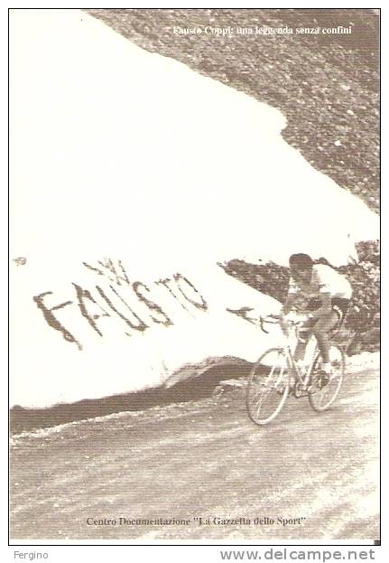 76/FG/11 - SPORT - CICLISMO FAUSTO COPPI Stelvio 1953 - Con Annullo Filatelico - Ciclismo