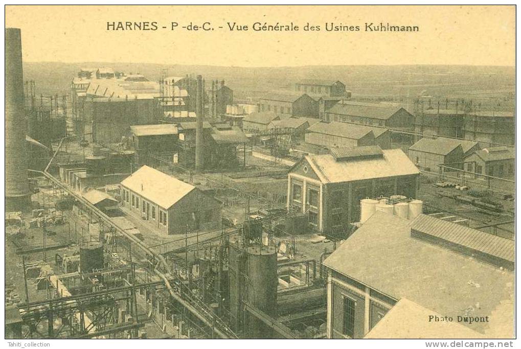 HARNES - Vue Générale Des Usines Kuhlmann - Harnes