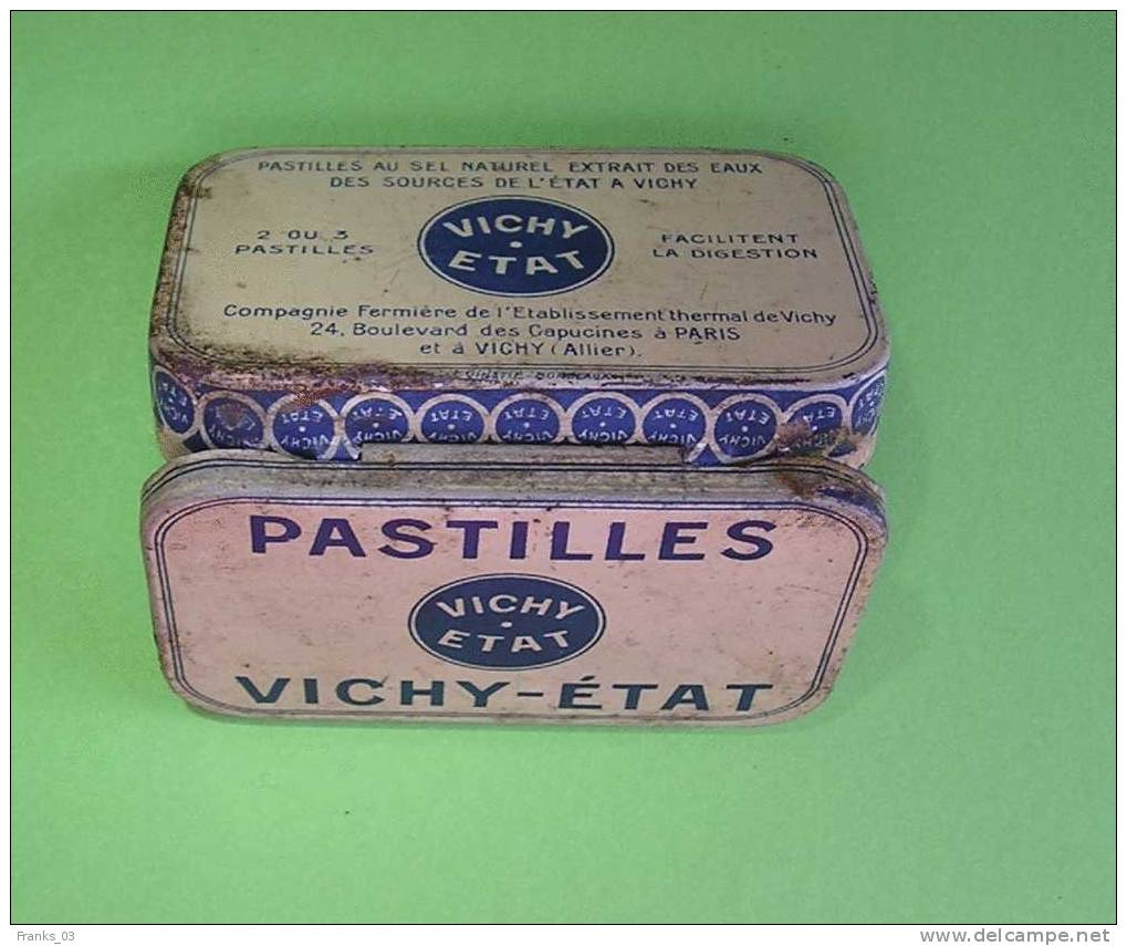 Boite Pastille Vichy-Etat - Boîtes