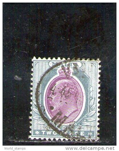 MALTA 1903-4 USED WMK CROWN CA - Malte (...-1964)