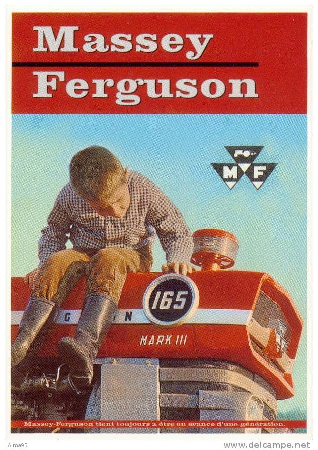 CPM - PUBLICITE - TRACTEUR - MATERIEL AGRICOLE - N°48 - MASSEY-FERGUSON 165 Toujours En Avance D'une Génération. - Tracteurs