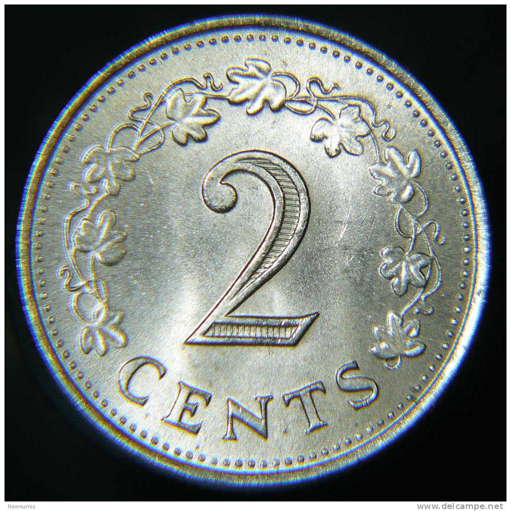 MALTA 2 CENTS 1982 - Malte