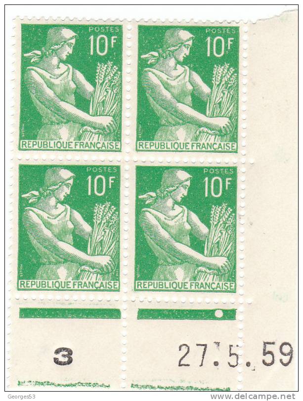 France N° 1115A **  B4 Daté De 27.05.59 - 1950-1959