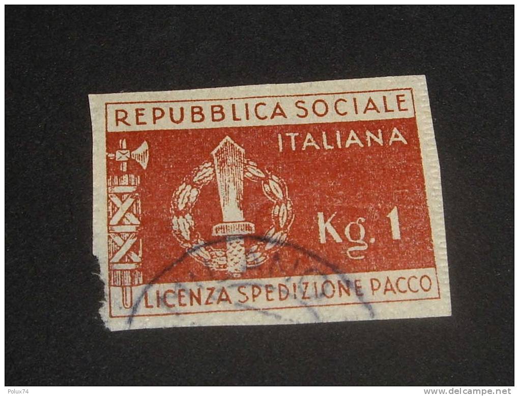 ITALIE  Rare Colis  1944 Abimé - Postpaketten