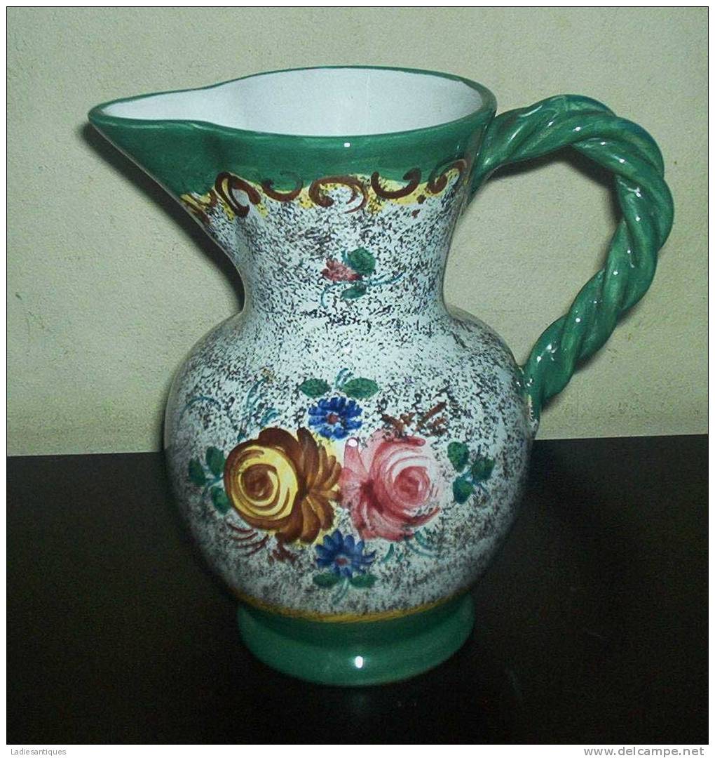 Deruta Veneziano Green Vase - Vaas - CR270 - Deruta (ITA)