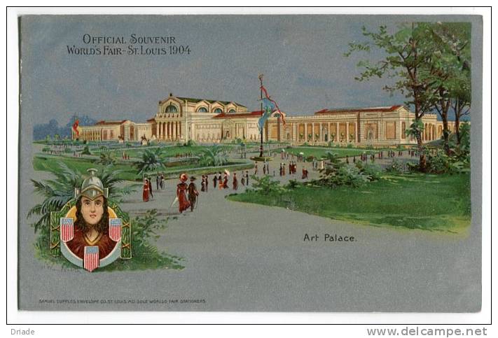 CARTOLINA FORMATO PICCOLO WORLD'S FAIR ST. LOUIS ANNO 1904 MISSOURI STATI UNITI - St Louis – Missouri