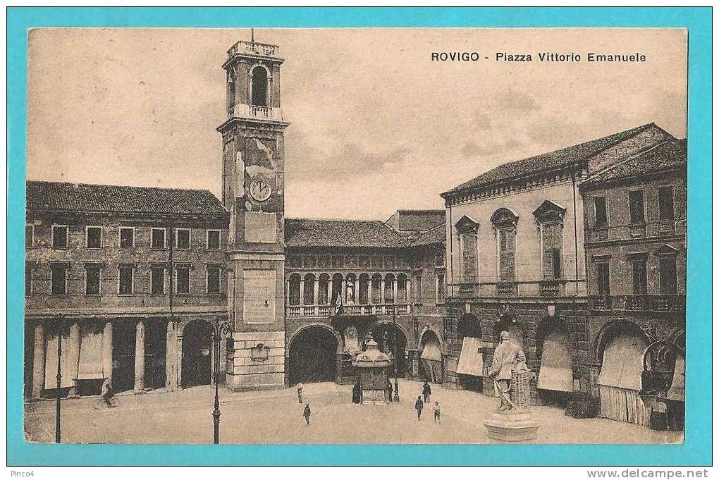 ROVIGO CARTOLINA FORMATO PICCOLO VIAGGIATA NEL 1924 - Rovigo