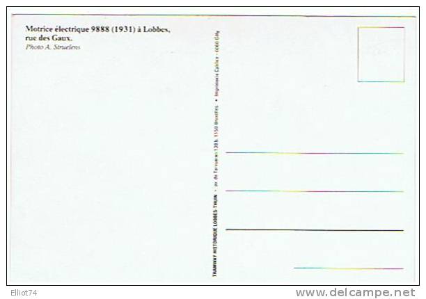 Lobbes - (Tram) Motrice électrique 9888 - Rue Des Gaux - Lobbes