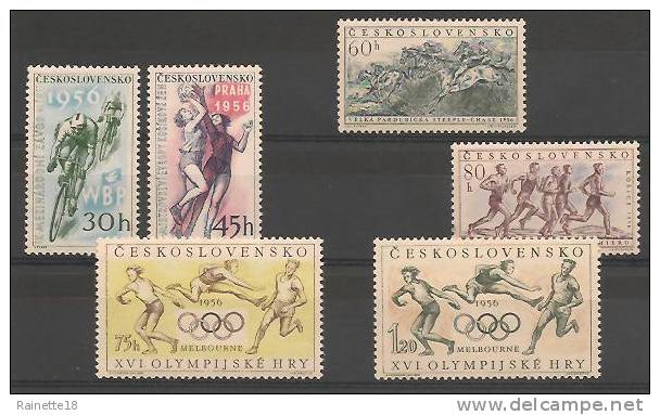 Tchécoslovaquie    1956     855/857B  Xx - Nuovi