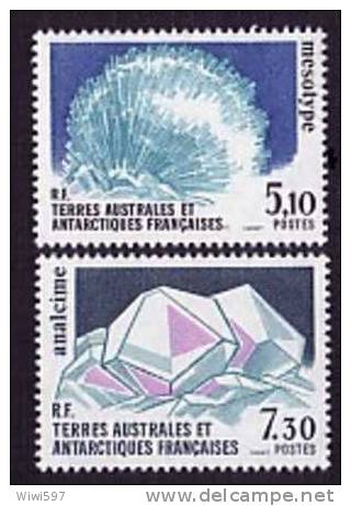 TERRES AUSTRALES ET ANTARCTIQUES FRANCAISE - N° 144 / 145 Côte 6,40 &euro;  ( Minéraux ) - Nuevos