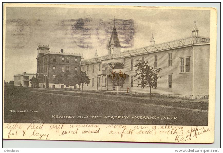 Kearney Military Academy Kearney Nebraska 1908 - Kearney