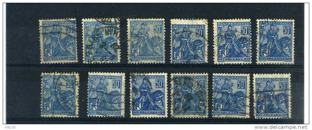 - FRANCE 1921/30 .  TIMBRES  JEANNE D´ARC 1925  . OBLITERES - Usati