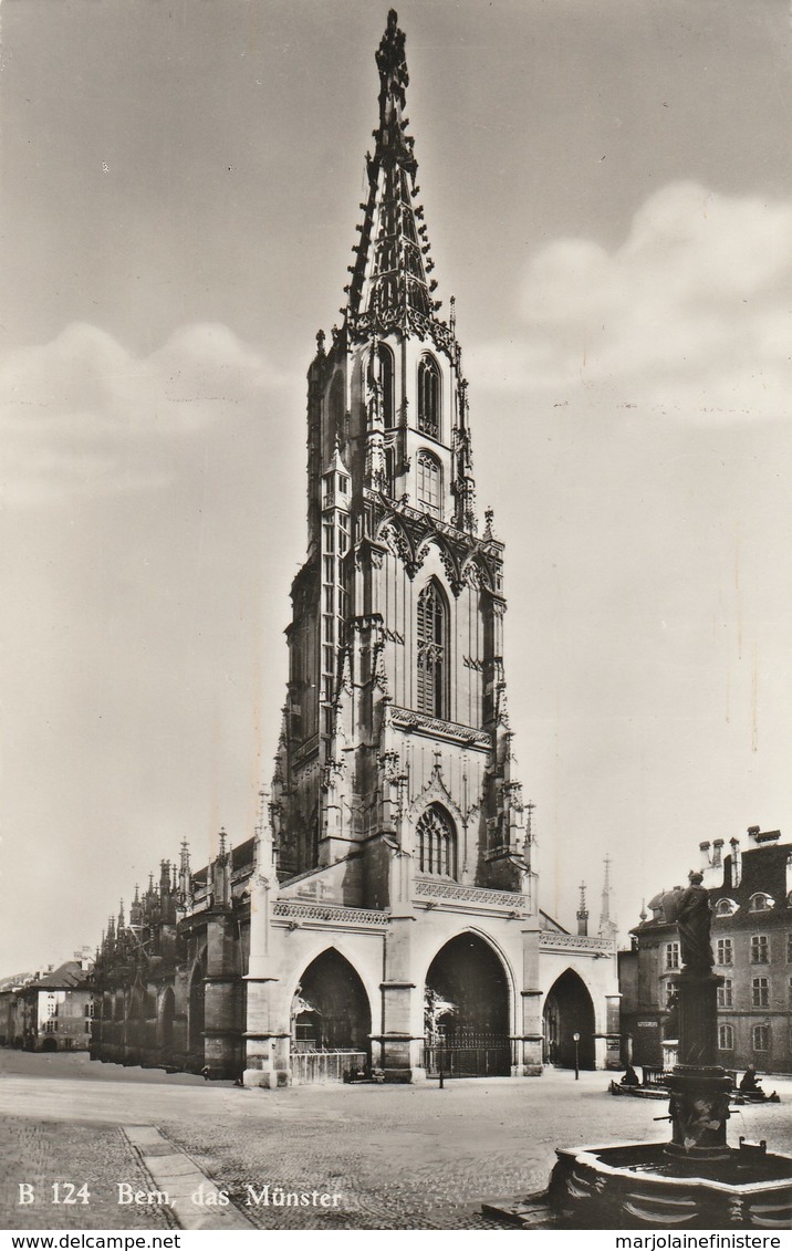 BERN. - Das Münster. Verlag A. Boss & Co. N° B.124. - Berne