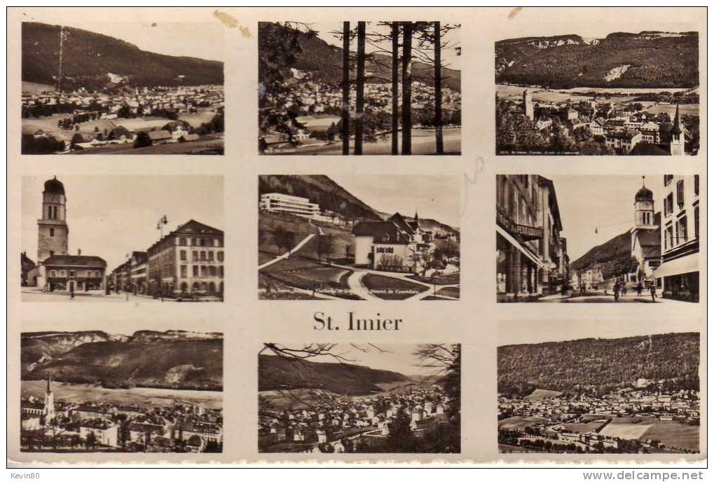 SUISSE Vaud Saint Imier Cpa Multivues - Saint-Imier 