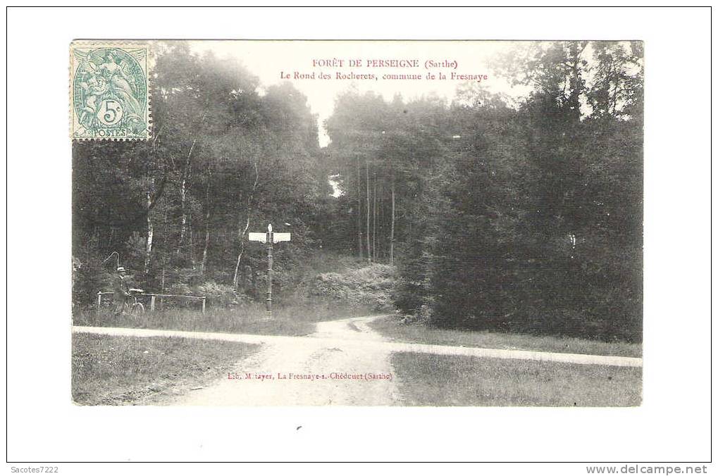 FORET DE PERSEIGNE - ROND DES ROCHERETS - Commune De LA FRESNAYE - - La Fresnaye Sur Chédouet