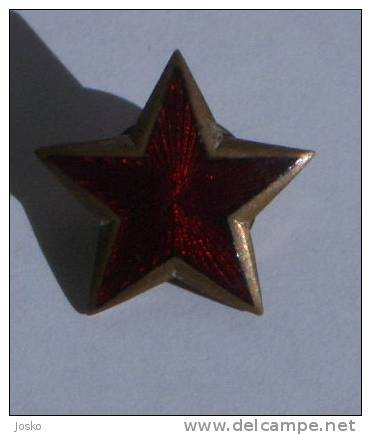 YUGOSLAVIA ARMY Old Cap Badge IKOM  Armee Military Communist Party Parti Communiste Communism Communisme JOSIP BROZ TITO - Army