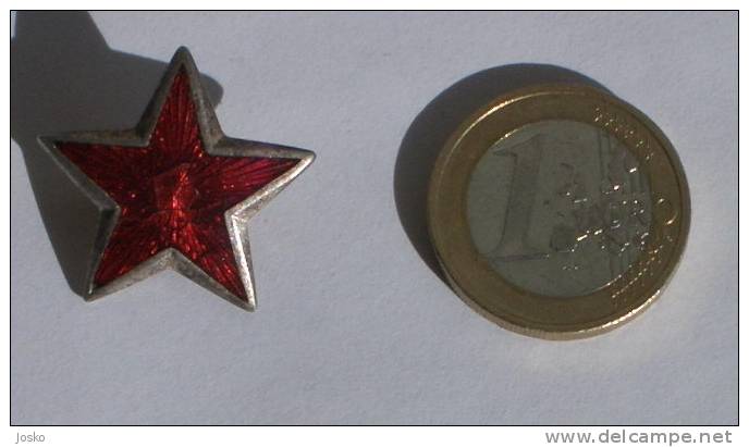 YUGOSLAVIA ARMY Old Cap Badge IKOM  Armee Military Communist Party Parti Communiste Communism Communisme JOSIP BROZ TITO - Army