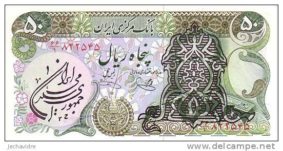 IRAN   50 Rials  Non Daté   Pick 123b     ***** QUALITE  AUNC ***** - Irán