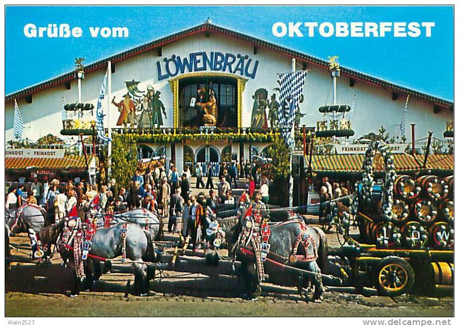 CPM - MÜNCHEN - Weltberühmtes Oktoberfest - Weltberühmtes Auf Der Theresienwiese  (Verlag Huber, Nr 8811) - Muenchen