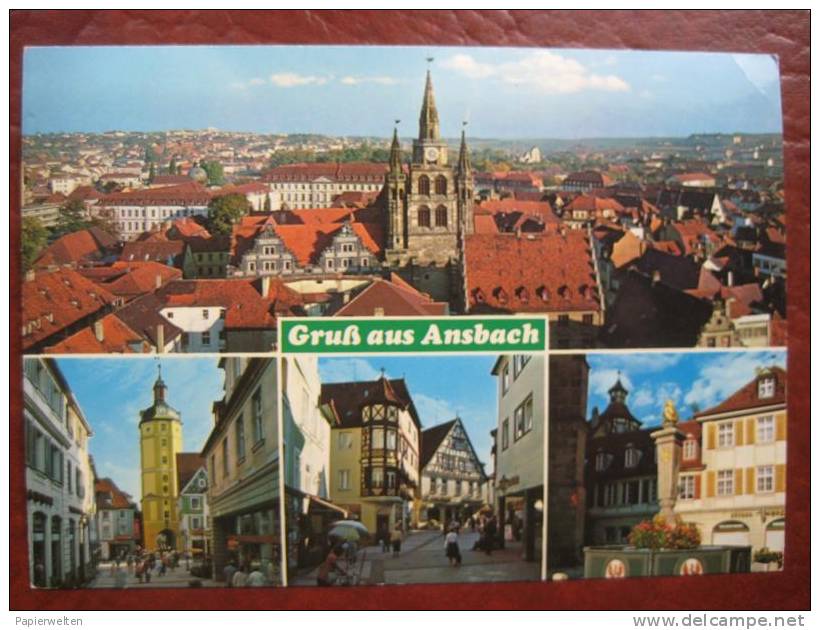 Ansbach - Mehrbildkarte "Gruß Aus Ansbach" - Ansbach