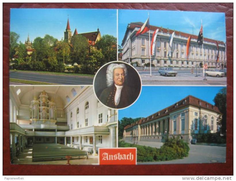 Ansbach - Mehrbildkarte - Ansbach