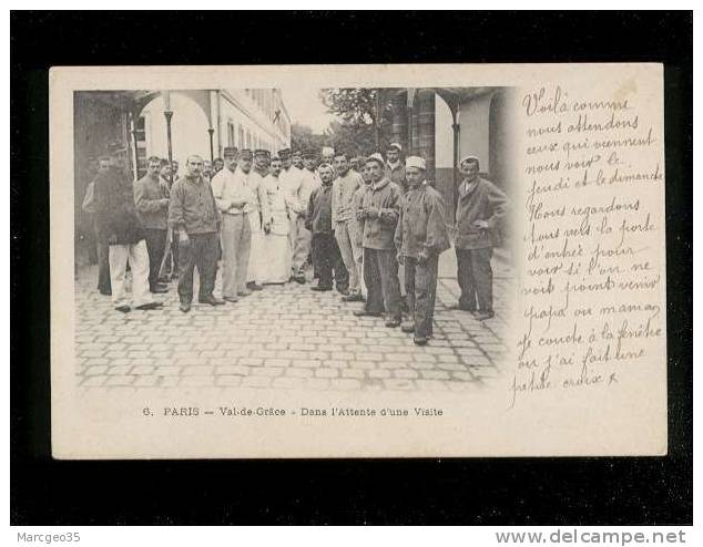 Paris Val De Grâce Dans L'attente D'une Visite Pas D'édit. Hôpital Militaire ? - Santé, Hôpitaux