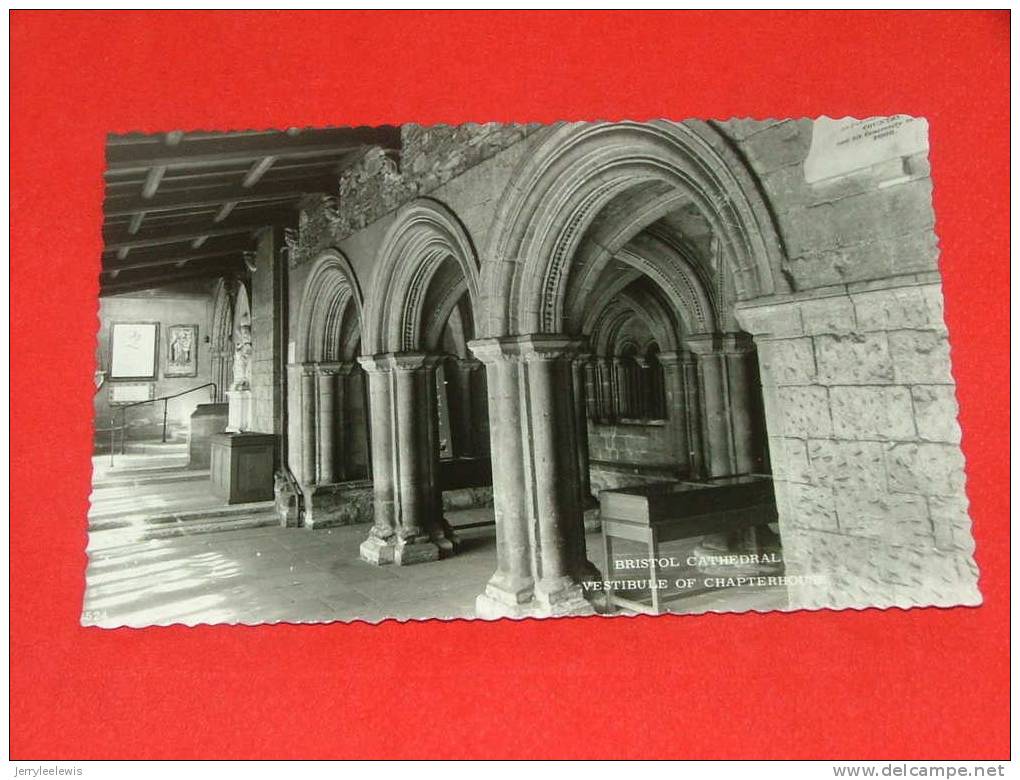 Bristol  -  Bristol Cathedral, Vestibule Of Chapterhouse   -  (2 Scans ) - Bristol