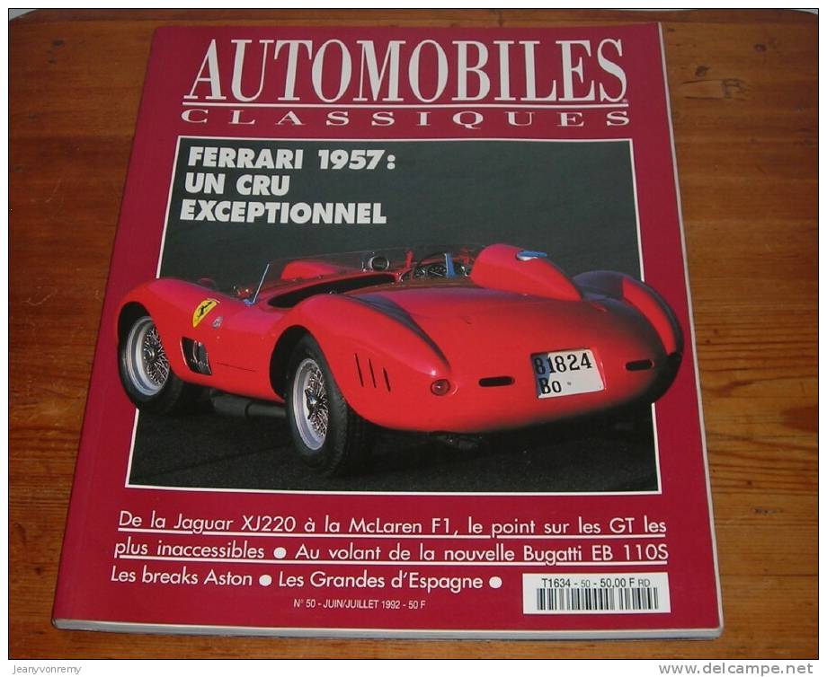 Automobiles Classiques - Ferrari 1957 -  N°50 - Juin/Juillet 1992. - Auto