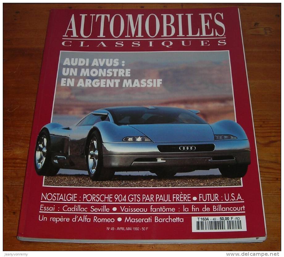 Automobiles Classiques - Porsche 904 GTS -  N°49 - Février/Mars 1992. - Auto