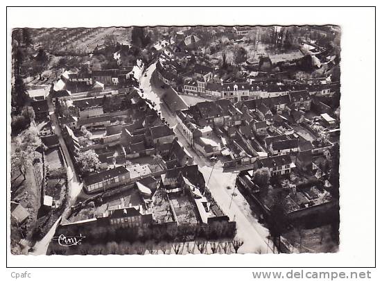 Carte 1950 LYONS LA FORET VUE AERIENNE - Lyons-la-Forêt