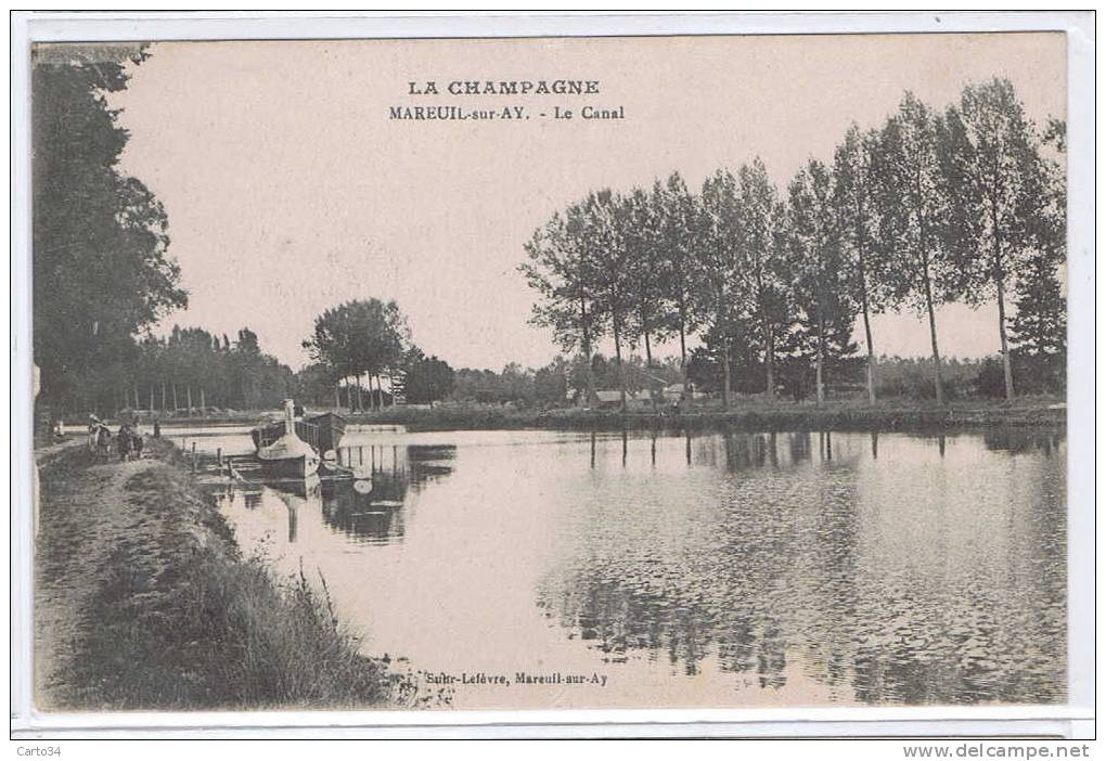 51   MAREUIL SUR AY LE CANAL - Mareuil-sur-Ay