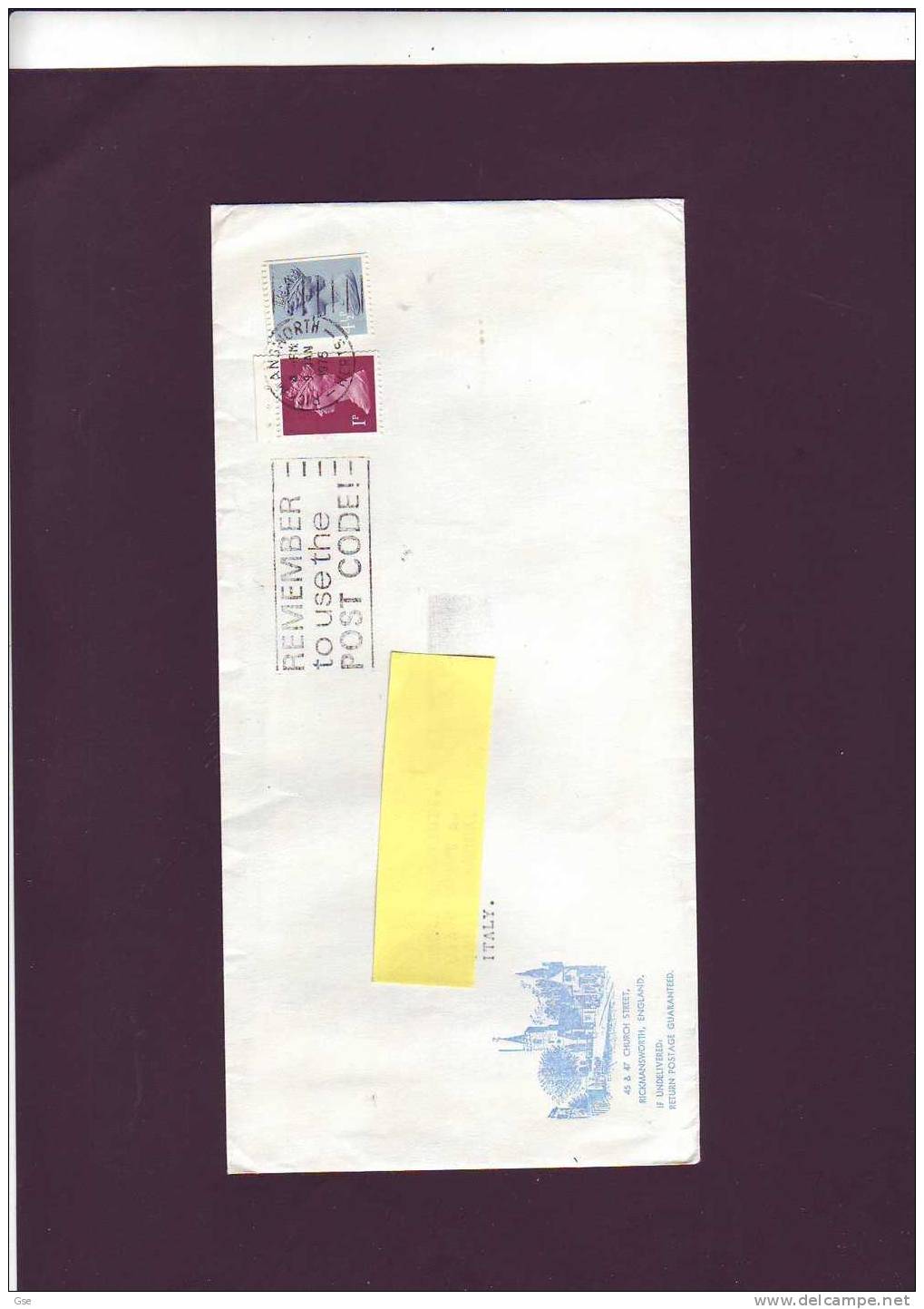 GRAN BRETAGNA 1975 - Lettera - Elisabetta - Briefe U. Dokumente