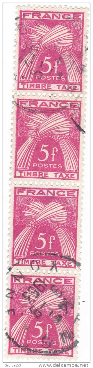 France TAXE  N° 85  OBLI. .   B4 - Usados