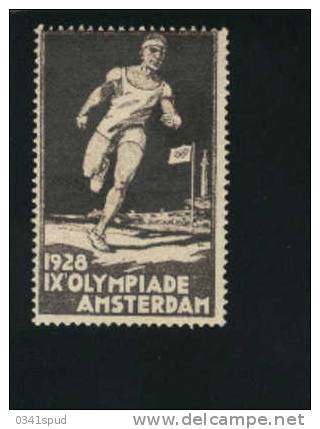 Jeux Olympiques 1928   Vignette Label ** Never Hinged - Estate 1928: Amsterdam