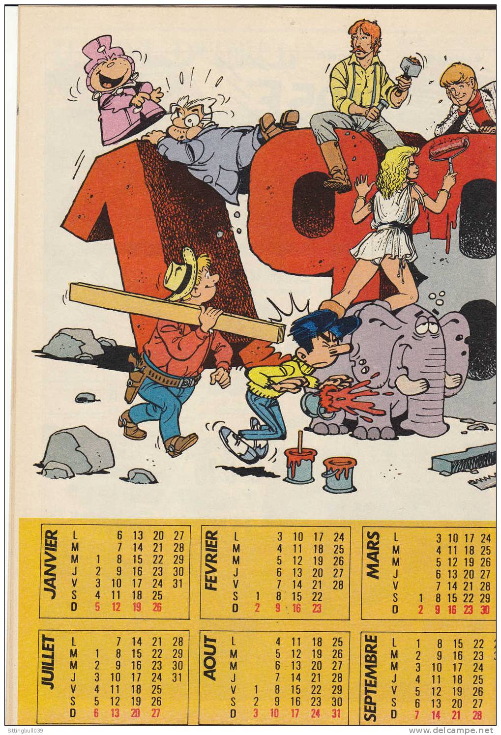 TINTIN N° 538 Du 31 Déc.1985 Tintin Et Milou Chargés De Cadeaux Pour Une Bonne Année 1986 En 1ère De Couv. + Les Dupondt - Tintin