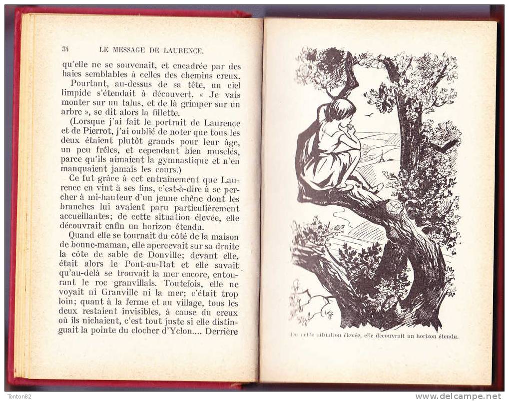 Maria De Crisenoy - Le Message De Laurence - Bibliothèque Rose Illustrée - ( 1957 ) . - Bibliotheque Rose
