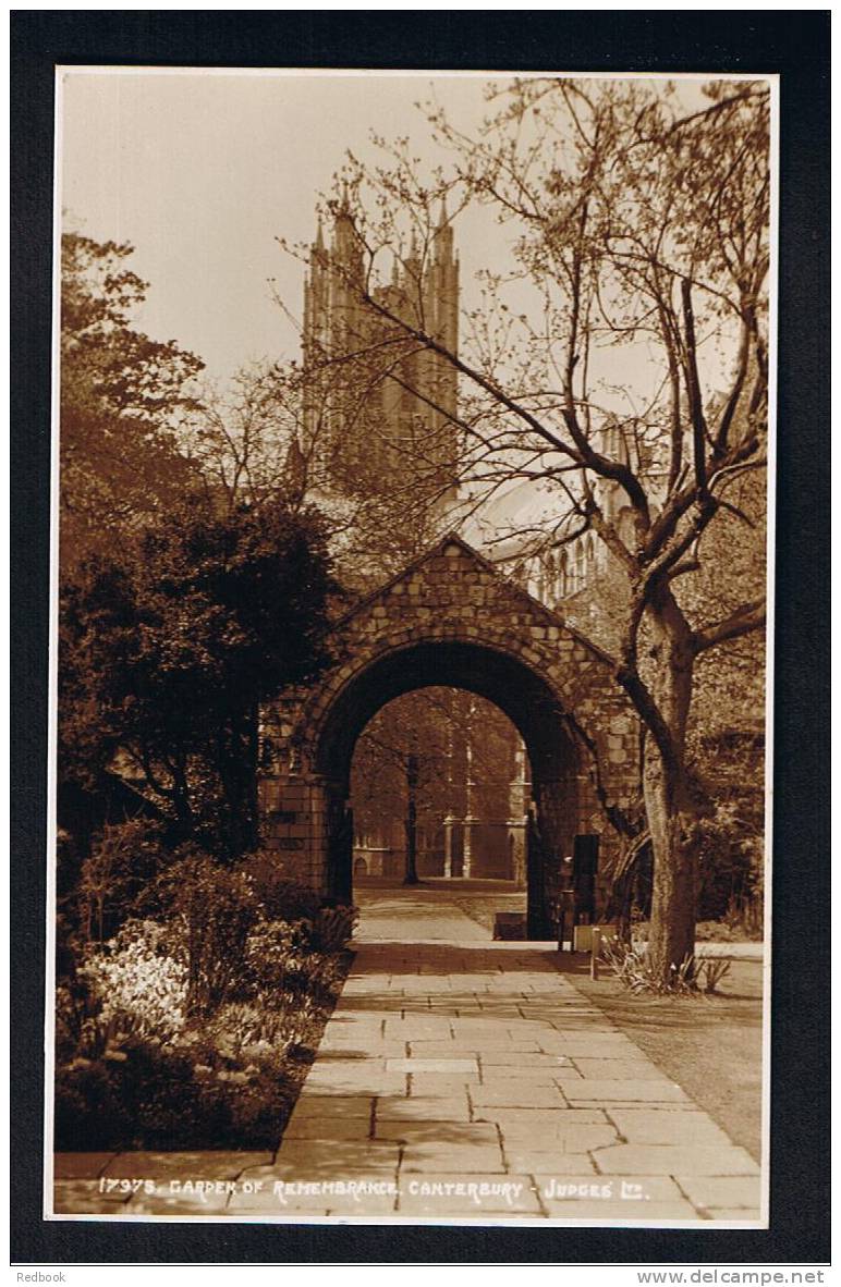 RB 686 - Judges Real Photo Postcard Garden Of Remembrance Canterbury Kent - Canterbury