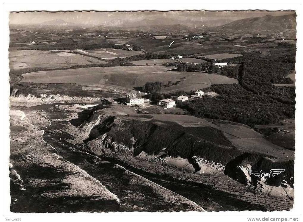 Hendaye Plage - Maison D'enfants SNCF D'Haïçabia - Vue Aérienne La France Vue Du Ciel - Dos Vierge - Parfait état - Hendaye