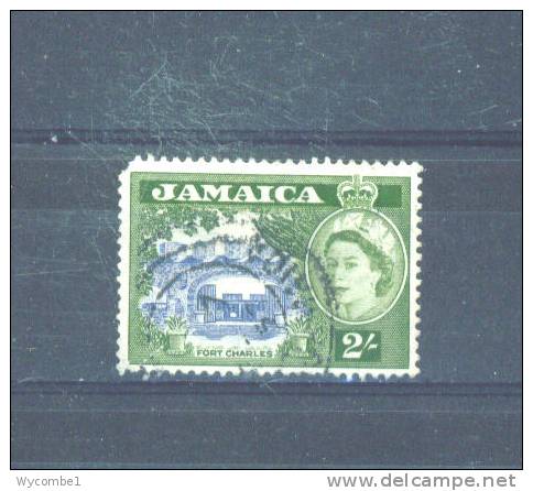 JAMAICA - 1956  Elizabeth II  2s   FU (blunt Corner) - Jamaica (...-1961)