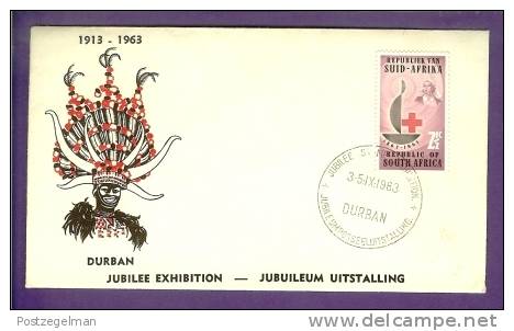 RSA 1963 Cover  Mint Durban Stamp Exhibition  Nr.314 - Cartas & Documentos