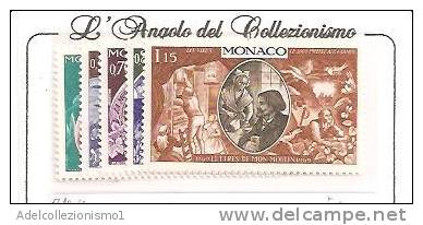 53405)n°5 Valori Monaco  - N°792-96 - Nuovi - Marcophilie