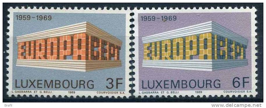 1969 Lussemburgo, Europa , Serie Completa Nuova (**) - Nuevos